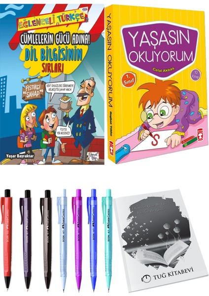 Yaşasın Okuyorum 10 Kitap ve Cümlelerin Gücü Adına! Dil Bilgisinin Sırları 2li Set