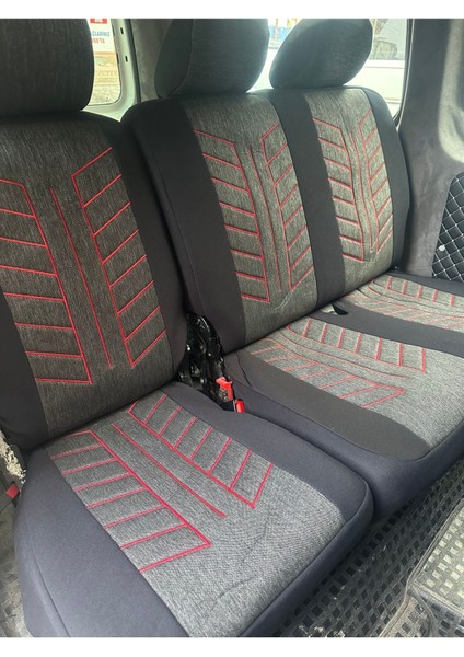 Toyota Proace City Araca Uygun Oto Koltuk Kılıfı Üniversal Keten ve Suni Deri Cepli Oto Koltuk Kılıf fırsatları