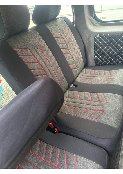 Toyota Proace City Araca Uygun Oto Koltuk Kılıfı Üniversal Keten ve Suni Deri Cepli Oto Koltuk Kılıf indirimleri