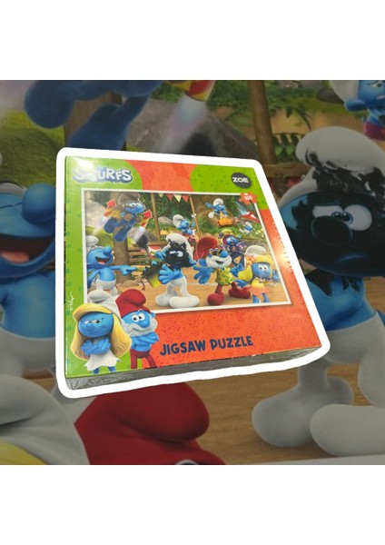 The Smurfs Jıgsaw Puzzle 100 Pcs Şirinler 100 Parça Puzzle Yapboz