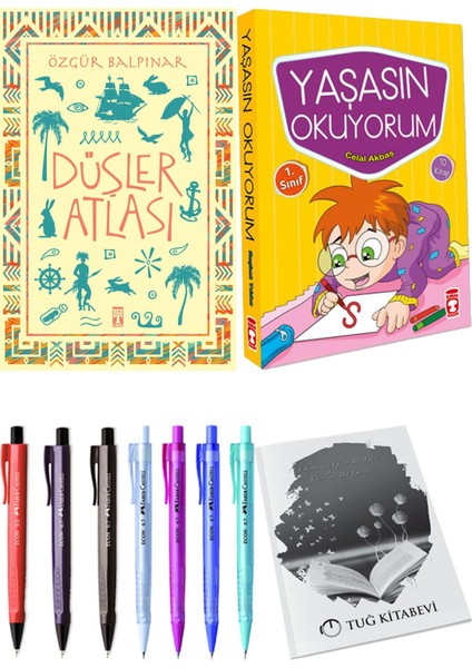 Yaşasın Okuyorum 10 Kitap ve Düşler Atlası 2li Set