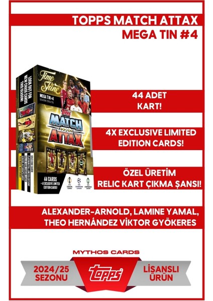 Topps Match Attax 24/25 - Mega Tin 4