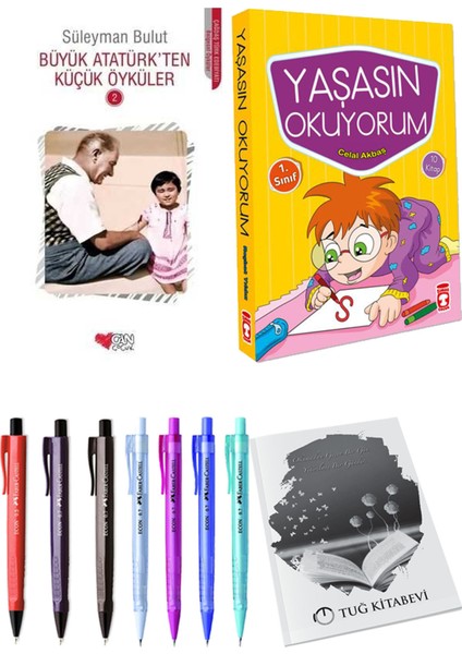 Yaşasın Okuyorum 10 Kitap ve Büyük Atatürk'ten Küçük Öyküler 2 2li Set