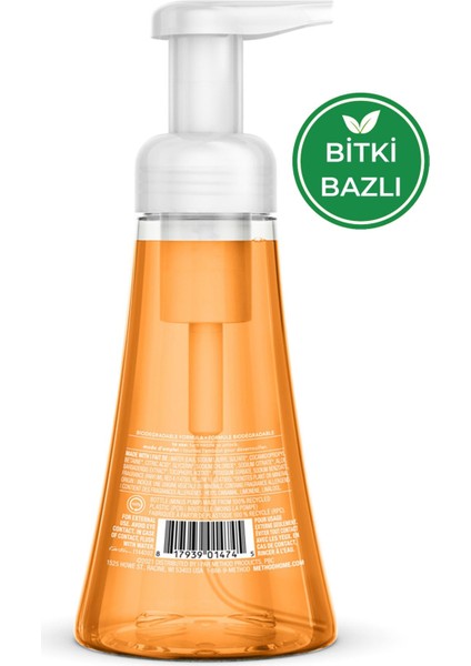 Orange Ginger El Yıkama Köpüğü 300ML