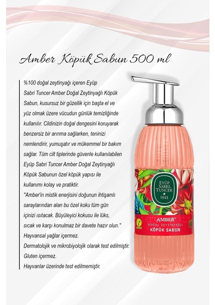 500 ml Sabun Paket Amber, Çeşme Limonu, Japon Kiraz Çiçeği, Beyaz Sabun, Zeytinyağlı ve Rosie fiyatları