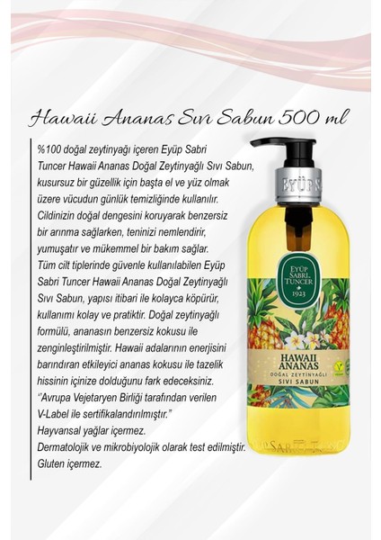Sabun Paketi 500 ml Hawaii Ananas,çeşme Limonu, Japon Kiraz Çiçeği, Beyaz Sabun, Zeytinyağlı ve Rosie fiyatları