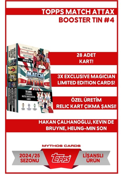 Topps Match Attax 24/25 - Booster Tin - Masters