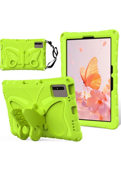 Kickstand Eva Tablet Kılıfı Huawei Matepad Se 11/lenovo Tab M11/SAMSUNG Galaxy Tab S9 Fe/s9/s8/s7/xiaomi Redmi Pad Se/pad 6-Yeşil (Yurt Dışından)
