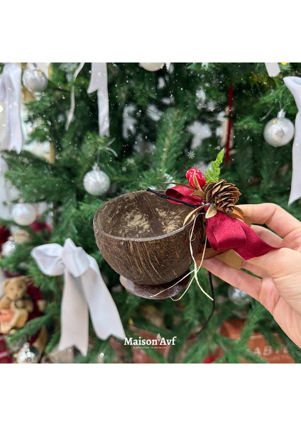 El Yapımı Doğal Hindistan Cevizi Kabuğu Coconut Bardak/Kase fırsatları