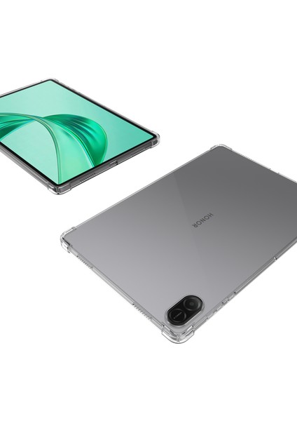 Honor Pad X8A Kılıf Dört Köşe Darbeye Dayanıklı Şeffaf Tablet Tpu Kapak Için (Yurt Dışından)