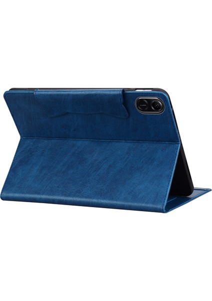 Honor Pad X8 Pro/pad X9 Kılıf Kart Yuvası Stand-Mavi Pu Deri Tablet Kapak Için (Yurt Dışından)