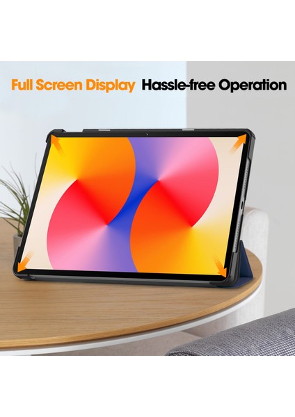 Huawei Matepad Se 11 Standlı Kılıf Darbeye Dayanıklı Deri Tablet Kapağı-Mavi (Yurt Dışından)