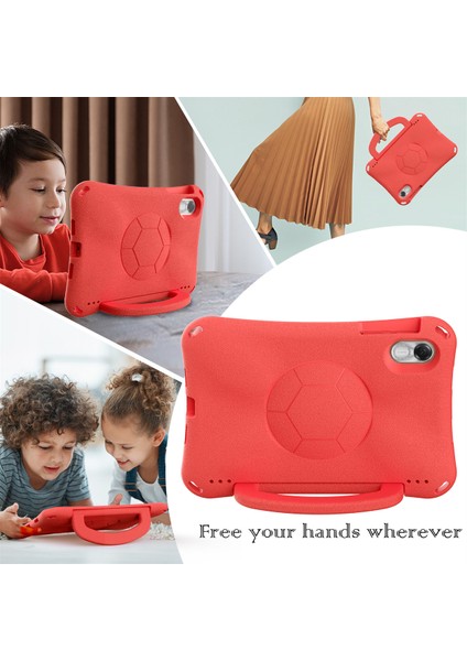 Honor Pad X9/pad X8 Pro Eva Kılıf Tablet Koruyucu Kapak, Kickstand-Kırmızı (Yurt Dışından)