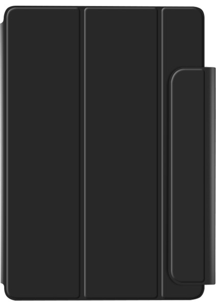 Pu Deri Üç Katlı Stand Manyetik Kapatma Tablet Kılıfı Huawei Matebook E 2022-SIYAH (Yurt Dışından)