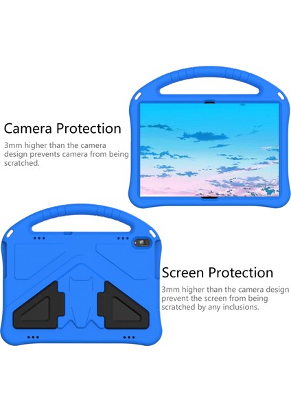 Anti-Şok Saplı Koruyucu Eva Tablet Kılıfı Kabuk Huawei Mediapad T5 10.1-Blue (Yurt Dışından) fiyatları
