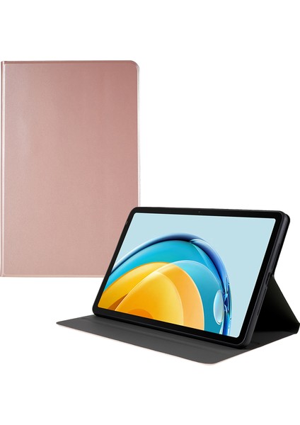 Huawei Matepad Se 10.4-Inç Için Pu Deri Tablet Kılıfı, Standı Koruyucu Tablet Kapağı-Gül Altın (Yurt Dışından)