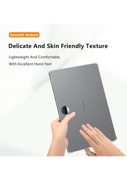 Honor Pad 9 Kılıf Için Dört Köşeli Drop-Proof Şeffaf Tablet Tpu Kapak (Yurt Dışından)