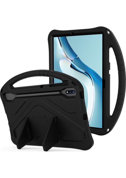 Kickstand Tasarım Darbeye Dayanıklı Eva Tablet Kılıfı Huawei Matepad Pro 12.6(2021)-SIYAH Için Saplı (Yurt Dışından)