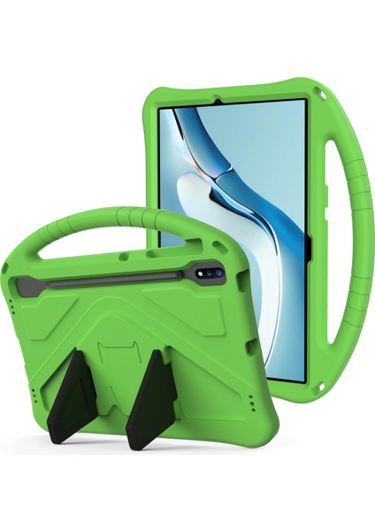 Kickstand Tasarım Darbeye Dayanıklı Eva Tablet Kapak Kılıfı Huawei Matepad Pro 12.6(2021)-YEŞIL Için Saplı (Yurt Dışından)