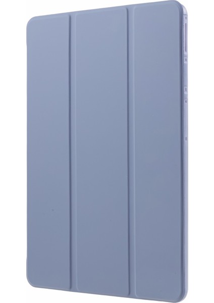Huawei Matepad 11.5 Için Pu Deri + Silikon Darbeye Dayanıklı Kapak Anti-Drop Üç Katlı Stand Tablet Kılıfı-Mor (Yurt Dışından)