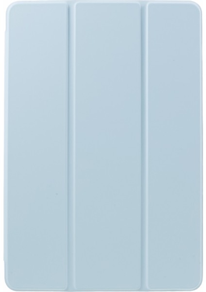 Huawei Matepad 11.5 Için Pu Deri + Silikon Darbeye Dayanıklı Kapak Anti-Drop Üç Katlı Stand Tablet Kılıfı-Bebek Mavisi (Yurt Dışından)