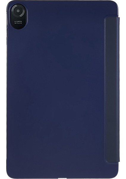 Honor Pad 8 Için Koruyucu Kılıf Anti-Damla Pu Deri Kapak ile Üç Katlı Stand Iç Petek Isı Dağılımı Tpu Tablet Kılıfı-Koyu Mavi (Yurt Dışından)