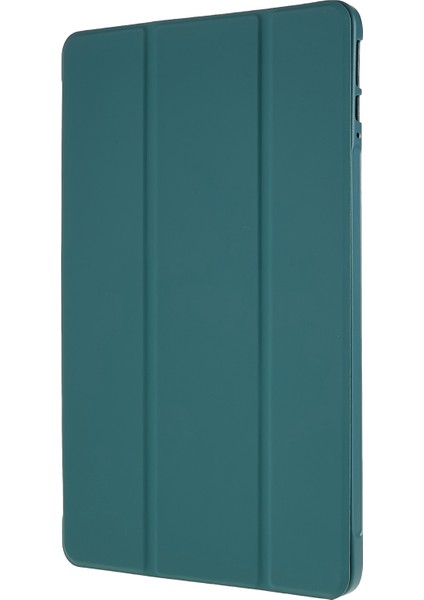 Honor Pad 8 Için Koruyucu Kılıf Anti-Damla Pu Deri Kapak ile Üç Katlı Stand Iç Petek Isı Dağılımı Tpu Tablet Kılıfı-Siyahımsı Yeşil (Yurt Dışından)