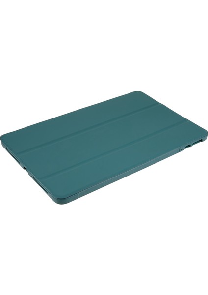 Honor Pad 8 Için Koruyucu Kılıf Anti-Damla Pu Deri Kapak ile Üç Katlı Stand Iç Petek Isı Dağılımı Tpu Tablet Kılıfı-Siyahımsı Yeşil (Yurt Dışından)