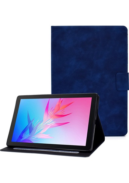 Huawei Enjoy Tablet 2/matepad T 10 9,7 Inç/t 10S 10,1 Inç/honor Pad 6 10,1 Inç/pad X6 9,7 Inç Tablet Kılıfı Düz ​​renk Pu Deri Folyo Çevirmeli Stand Kart Yuvaları Manyetik Kapak (Yurt Dışından)