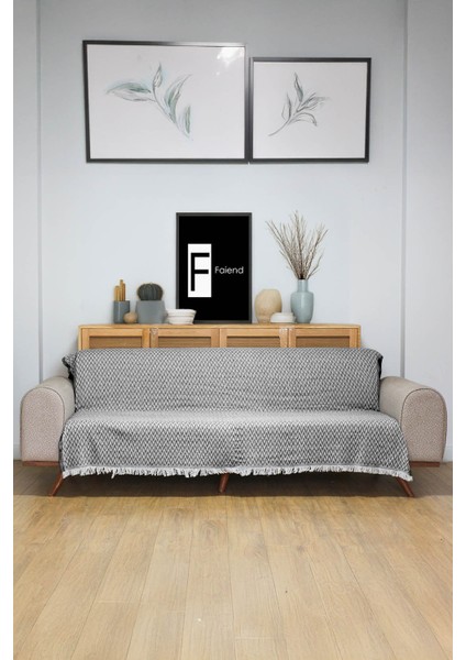 home Koltuk Örtüsü 160X 210 Cm Kanepe Çekyat Divan Berjer Örtüsü Pamuklu Yıkanabilir Sade Şal