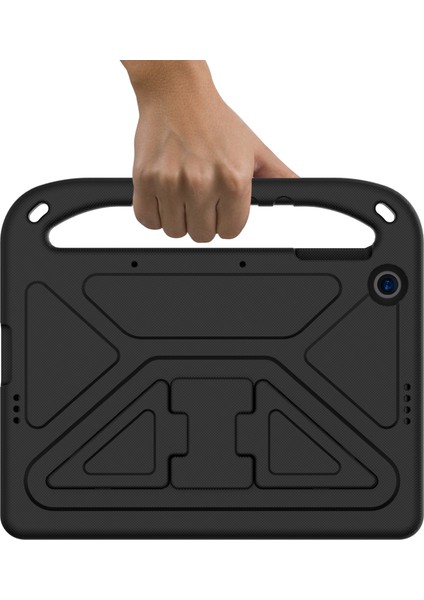 Honor Pad X8 Kickstand Kapak Çocuklara Uygun Eva Saplı Eva Tablet Kılıfı-Siyah (Yurt Dışından)