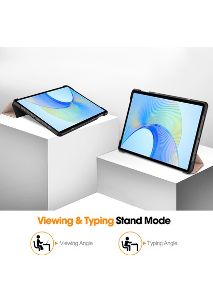 Honor Pad X8 Pro Için Üç Katlı Stand Kabuk Pu Deri Otomatik Uyku/uyandırma Koruyucu Tablet Kapağı-Gül Altın (Yurt Dışından) fırsatları