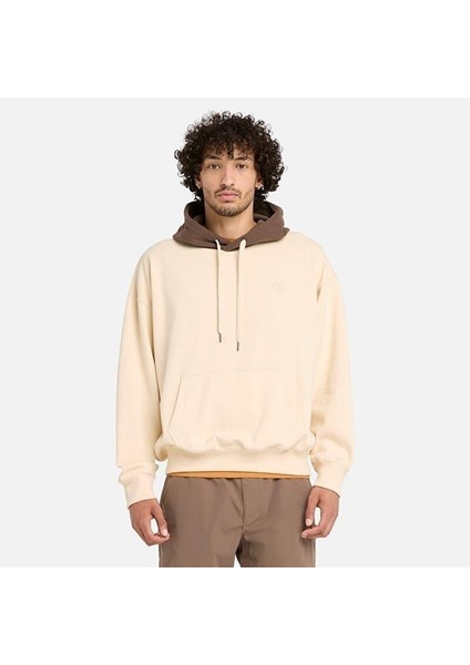 Heavy Boucle Hood Erkek Sweatshirt Angora