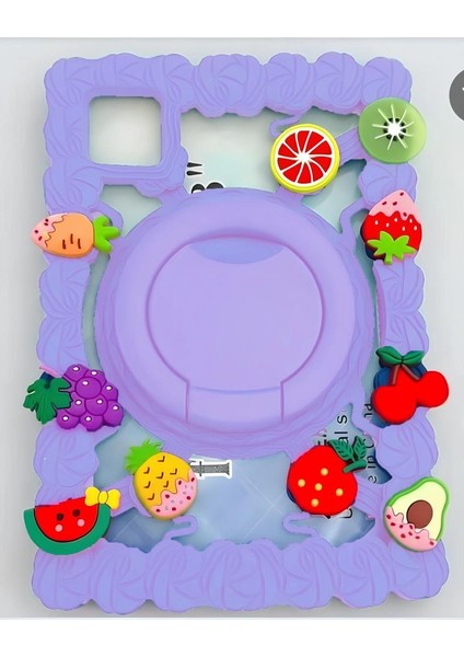 7-8inç Hometech Vorcom Casper Alcatel Amazon Tüm Tabletlere Uyumlu Mevye Desenli Çocuk Kılıfı