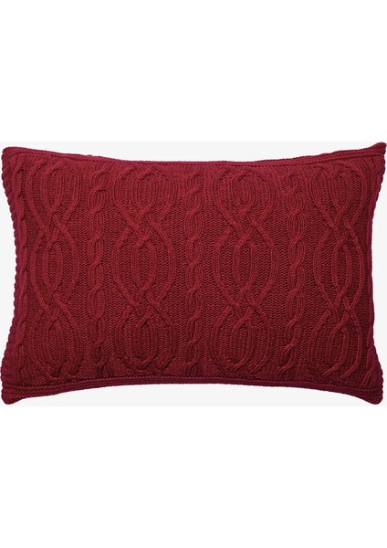 Cable Yün Kırlent Kılıfı Kırmızı 35x50 fiyatları