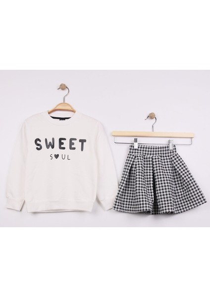 Pileli Etekli Sweetshirt