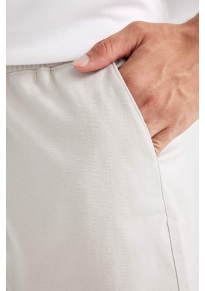 Relax Fit Pamuklu Bermuda Şort D7917AX24SM
