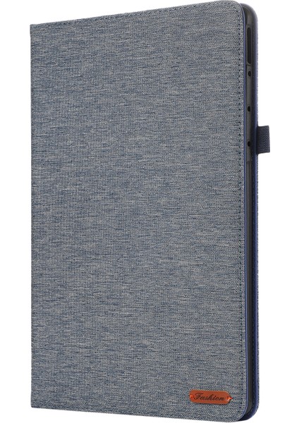 Huawei Matepad Pro 13.2 Kılıf Kumaş Dokulu Tablet Deri Kapak Kart Tutuculu-Mavi (Yurt Dışından)