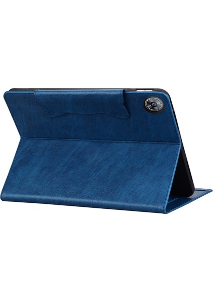 Huawei Mediapad M5 8 (8.4-Inç) Kılıf Pu Deri Folyo Standı Tablet Kapak Sevimli Manyetik Toka-Mavi (Yurt Dışından)
