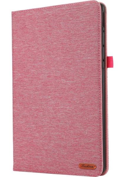 Huawei Matepad Pro 13.2 Kılıf Kumaş Dokulu Tablet Deri Kapak Kart Tutuculu-Pembe (Yurt Dışından)