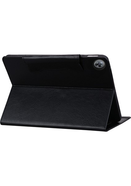 Huawei Mediapad M5 8(8.4-Inç) Kılıf Pu Deri Folyo Standı Tablet Kapak Sevimli Manyetik Toka-Siyah (Yurt Dışından)
