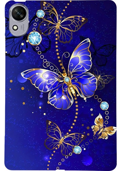 Tpu Kılıf Huawei Matepad 11.5 S/matepad 11.5/matepad Air 11.5 INÇ(2023)DESEN Baskı Tablet Koruyucu Kapak-Mavi (Yurt Dışından)