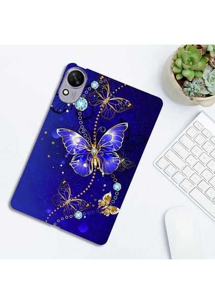 Tpu Kılıf Huawei Matepad 11.5 S/matepad 11.5/matepad Air 11.5 INÇ(2023)DESEN Baskı Tablet Koruyucu Kapak-Mavi (Yurt Dışından) modelleri