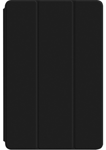 Huawei Matepad Se Için 10.4 Inç Üç Katlı Stand Tablet Kılıfı Pu Deri Koruyucu Tablet Kapağı-Siyah (Yurt Dışından)