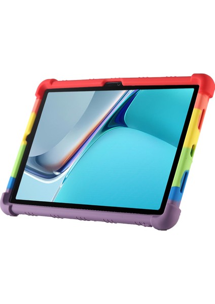 Huawei Matepad 11(2021) Için Koruyucu Kapak, Pc Kickstand Düşme Önleyici Yumuşak Silikon Tablet Kılıfı-Mor (Yurt Dışından)