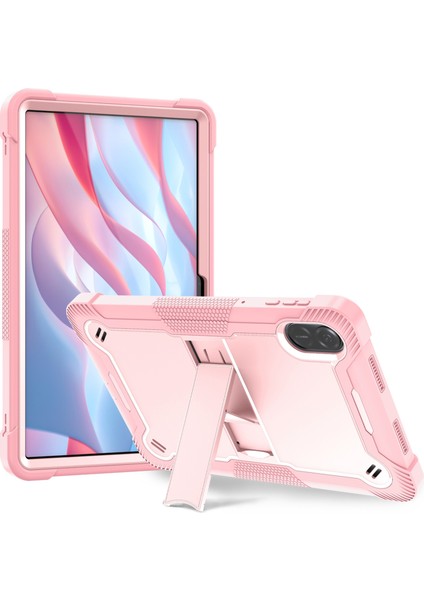 Honor Pad X9 Için Koruyucu Kılıf Kickstand Darbeye Dayanıklı Silikon + Pc Tablet Kapağı-Gül Altın (Yurt Dışından)