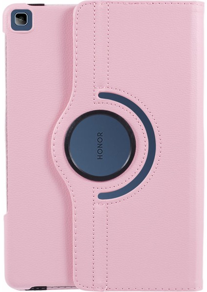 Huawei Enjoy Tablet 2/matepad T 10S 10.1 Inç/pad X6 9.7 Inç/pad X8/pad 6 10.1-Inç Kılıf Deri + Tpu Döner Stand Tablet Kapağı-Pembe (Yurt Dışından)