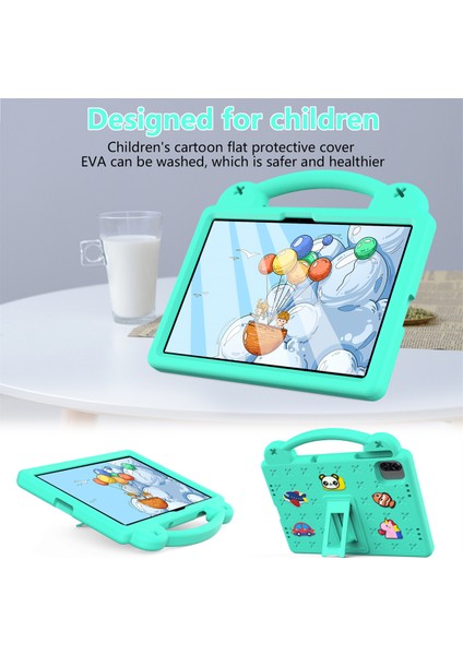 Honor Pad X8A Case Kids Eva Tablet Kılıfı-Yeşil (Yurt Dışından)
