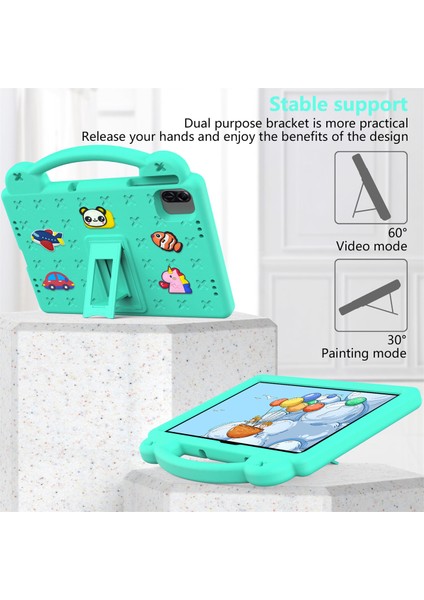 Honor Pad X8A Case Kids Eva Tablet Kılıfı-Yeşil (Yurt Dışından)