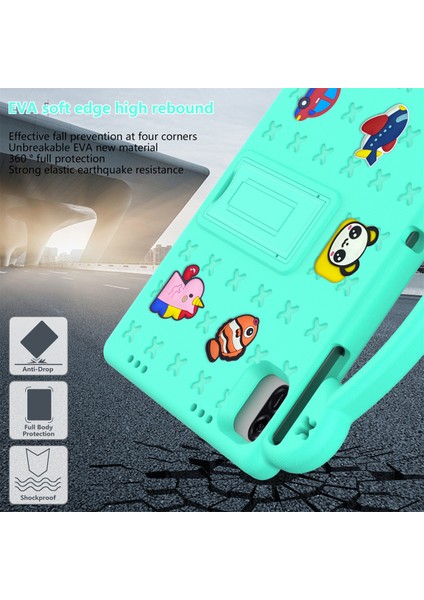 Honor Pad X8A Case Kids Eva Tablet Kılıfı-Yeşil (Yurt Dışından)